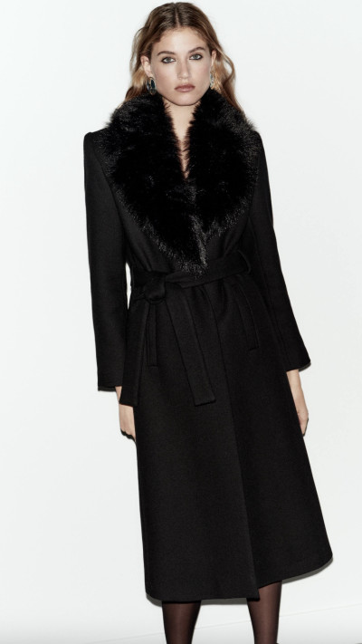 מעיל זארה (צילום: אתר רשמי)