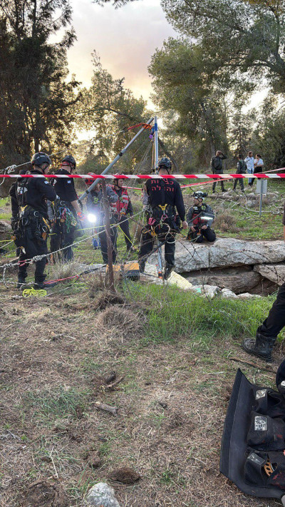 הזירה בה נמצאה הגופה סמוך לכפר זוהרים