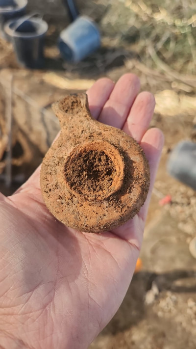 הנר הקדום שהתגלה