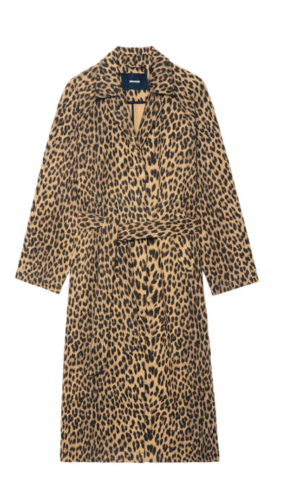 Zadig &amp; Voltaire , מעיל מנומר, 2125 ש''ח