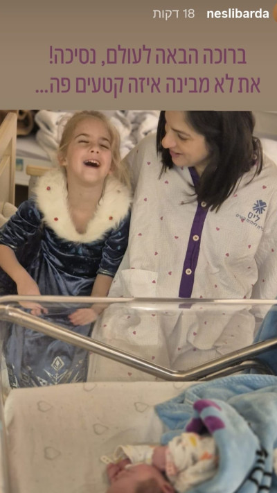 הסטורי של נסלי ברדה (צילום: אינסטגרם)