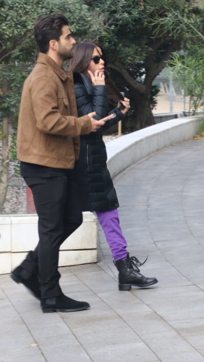 מיכל הקטנה ויהודה בוחבוט (צילום: פול סגל)