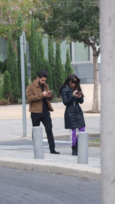 מיכל הקטנה ויהודה בוחבוט (צילום: פול סגל)