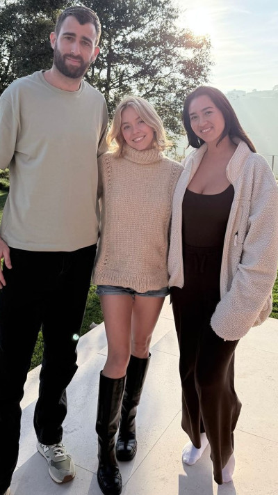 סידני סוויני,  אבינתן אור ונועה ארגמני (צילום: צילום מסך אינסטגרם)