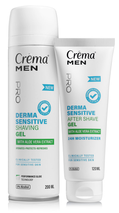 סדרת טיפוח DERMA SENSITIVE, קרמה מן
