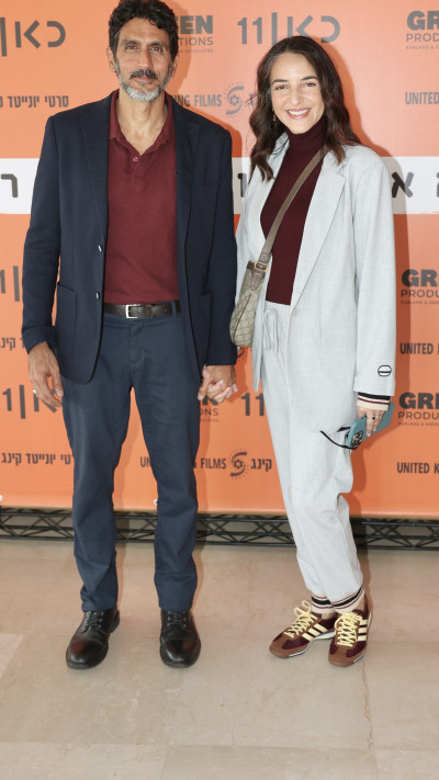 לוסי אהריש וצחי הלוי (צילום: אור גפן)