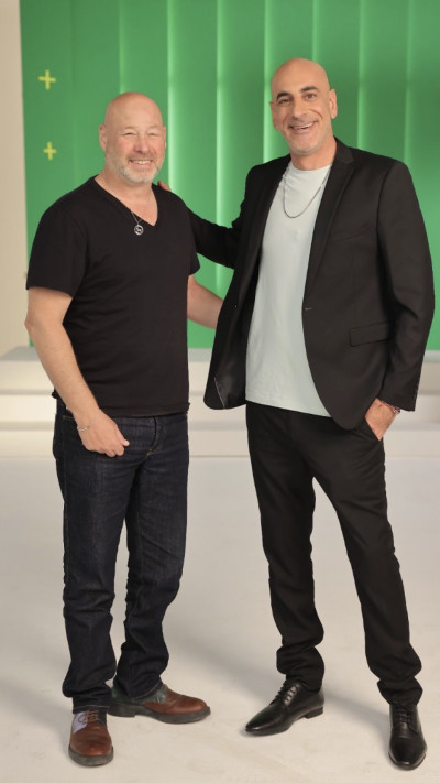 קובי מימון ודניאל ספיר (צילום: ליאור נורדמן)