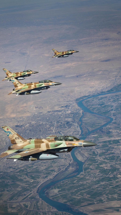 מטוסי חיל האוויר (F-16) בדרך לאיראן 