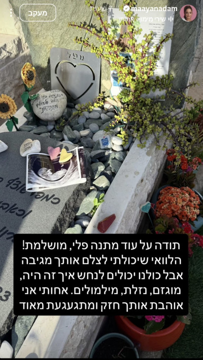 הסטורי של מעיין אדם (צילום: אינסטגרם)