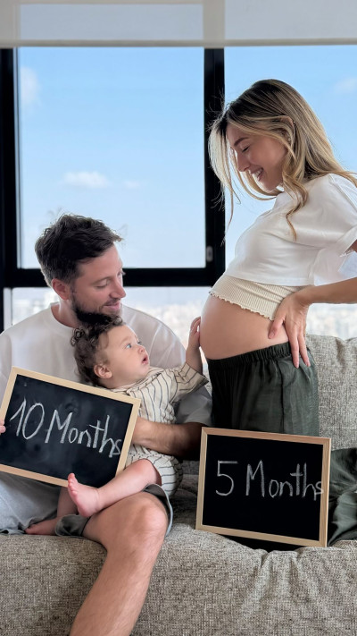 אן זיוי חושפת הריון שני (צילום: עומר סבח)