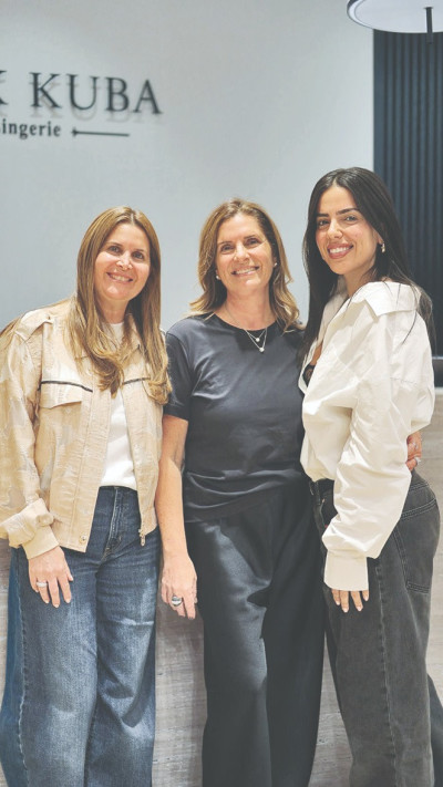 אור לוזון, ג'ני קובה, פרלה זייברט (צילום: עומר סבג)