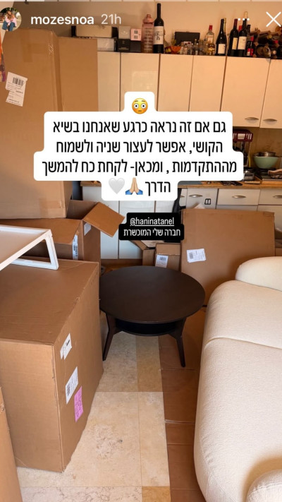 דירתה של נועה מוזס  (צילום: אינסטגרם)