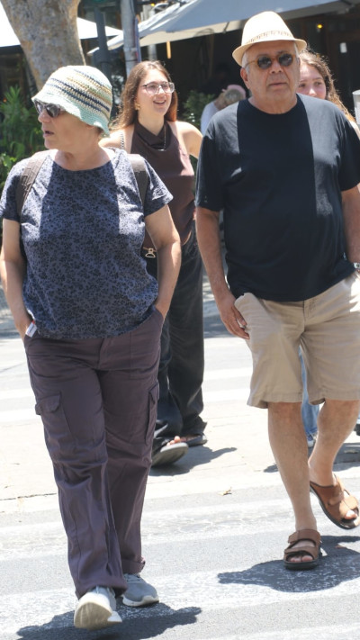 אמנון לוי וענבל רשף (צילום: פול סגל)