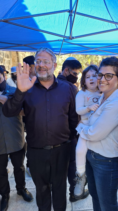 שרן השכל והשר בן גביר בהר הבית, תשעה באב 2026