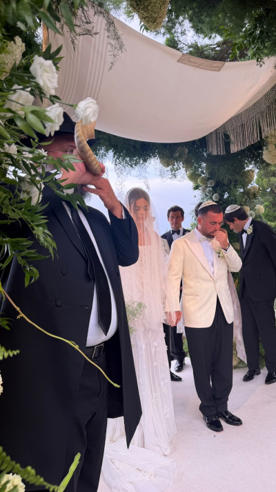 החתונה של עומר וסשה (צילום: איציק אוחנה 'כיכר השבת' ו'הרבנית של האינסטגרם')