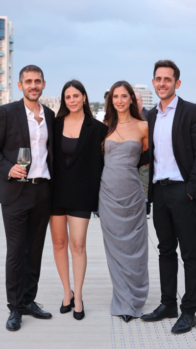 אסף ועדיאל פתאל ורומי ונדב פתאל (צילום: עזרא לוי)