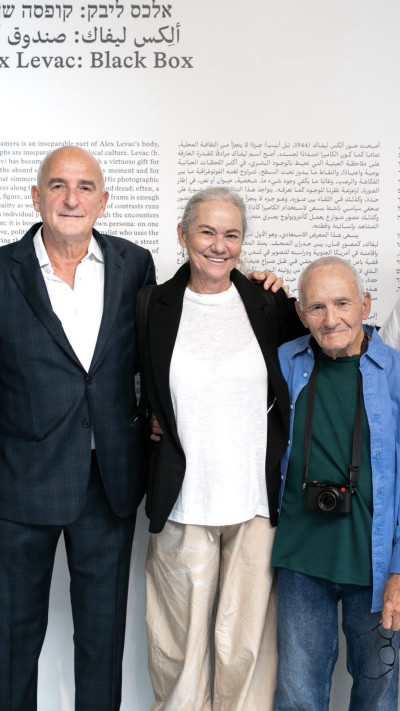 אלכס ליבק, שרי אנסקי ורוג'ר כהן (צילום: מור ארקדיר)