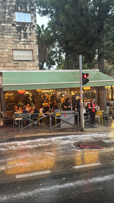 גשם בירושלים ביום הבחירות