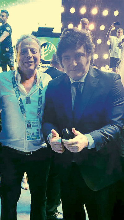 חאבייר מיליי ואמיר פלד (צילום: יח''צ)