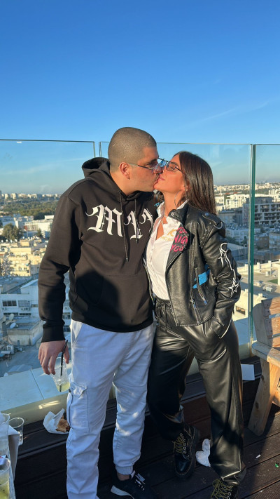 מורן בן אסולין ובן זוגה ירין גרנובסקי (צילום: אור גפן)