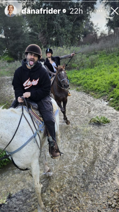 דנה פרידר, יהודה לוי (צילום: צילום מסך אינסטגרם)
