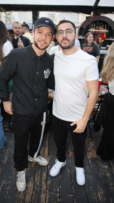 משה אבוטבול, מיכאל גבעתי (צילום: אור גפן)