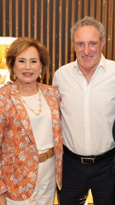 ראובן קרופיק ונאוה ברק (צילום: איציק בירן)