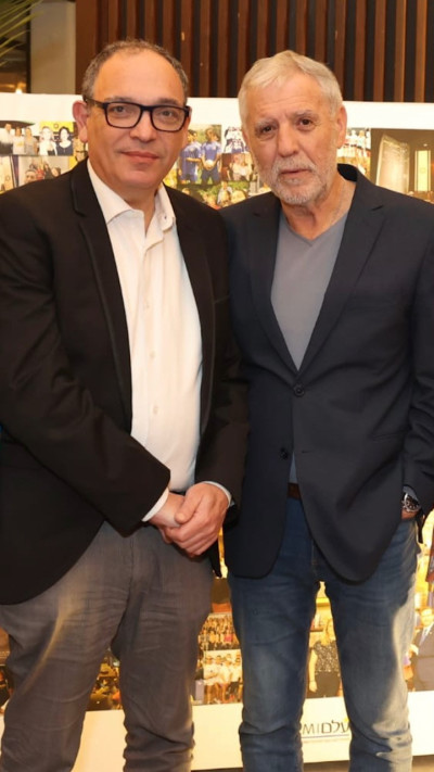 מאיר כהן ושי פירון (צילום: איציק בירן)