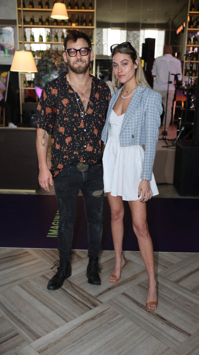 דין מירושניקוב ואשתו אנני בהשקת המחשבים החדשים של DELL מבוססי AI (צילום: אור גפן)