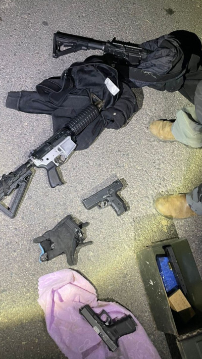 האמל''ח שנתפס בבאקה אל גרביה