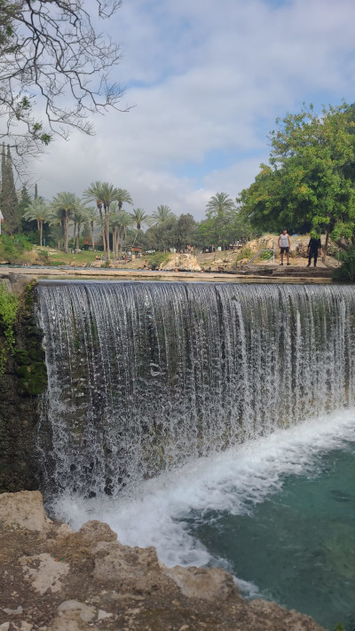 מפל ובריכות טורקיז. הסחנה (צילום: שרית פלאצ'י, רשות הטבע והגנים)