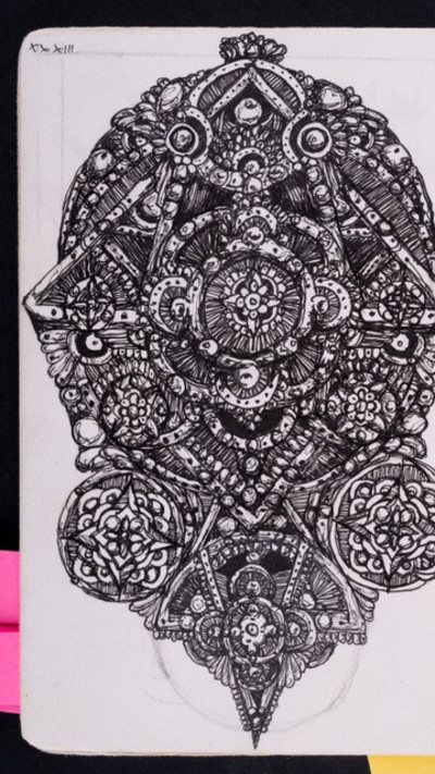 איור ממחברותיו של איתן