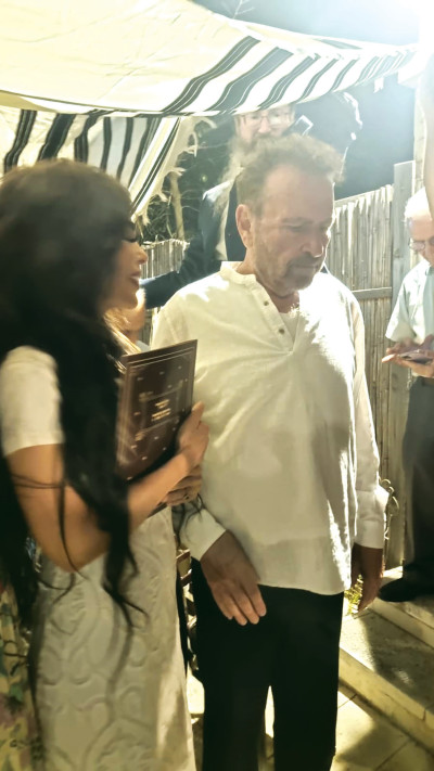 החתונה של דודו פישר ואשתו רויטל אליה פישר (צילום: פרטי)