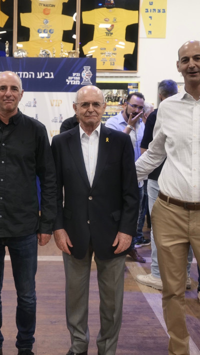 דוד פדרמן, מיקי פדרמן ויוסי בן ברוך (צילום: עידו רימון)
