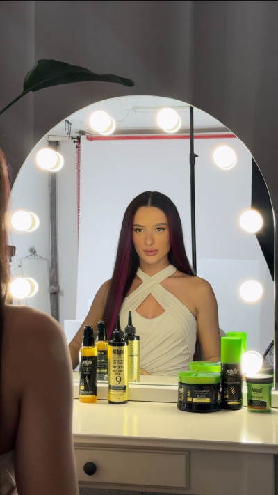 עדן גולן בצילומי קמפיין נטורל פורמולה  (צילום: נועה וולפסון)