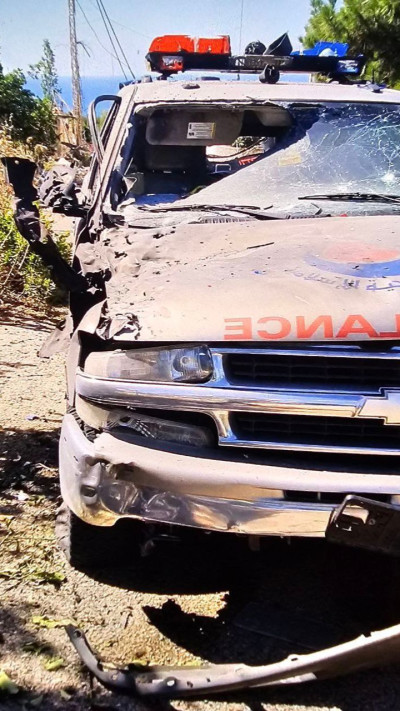 האמבולנס שתקף צה''ל ליד נקורה