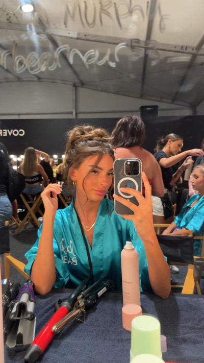 דיאן שוורץ ב-SWIM WEEK מיאמי (צילום: באדיבות סוכנות יולי)