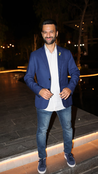 יוסף חדאד בחתונה של ליאל אלי ושי עמר (צילום: אור גפן)