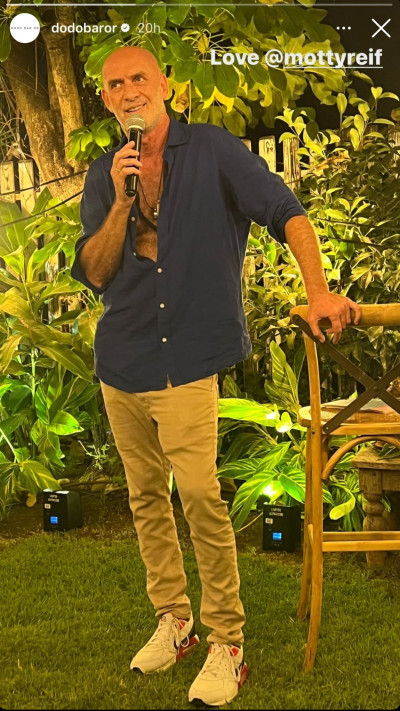 דורית בר-אור ומוטי רייף בסולחה (צילום: צילום מסך מתוך אינסטגרם)