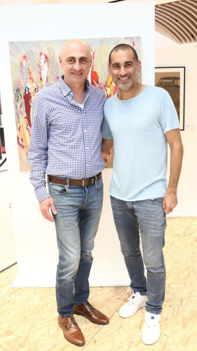 אנדי רם ודוד בן משה (צילום: אסף לב)