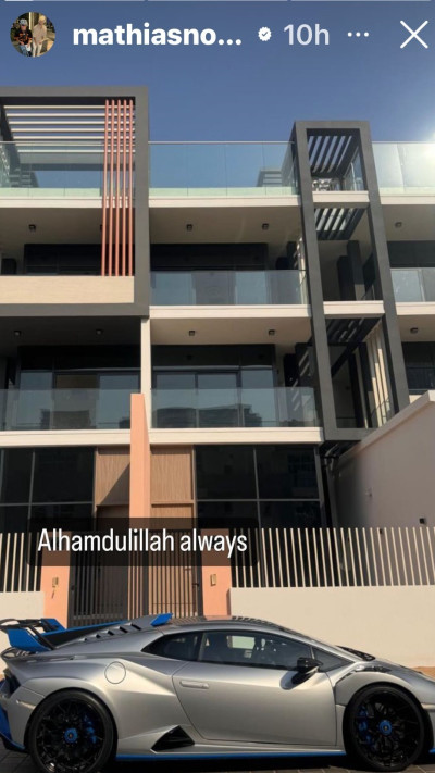 הסטורי של מתיאס נורמן שעורר סערה (צילום: צילום מסך אינסטגרם)