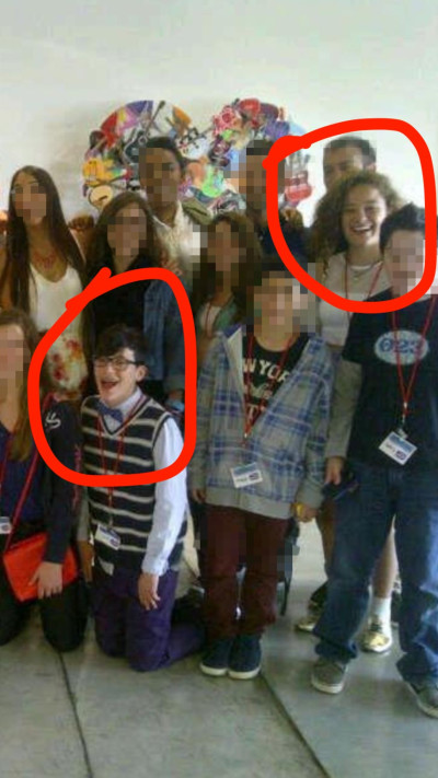 הדר שירי ושחר טבוך בילדותם (צילום: צילום מסך)