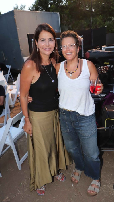 טלי יעקבי ועינת שרוף (צילום: ניר פקין)