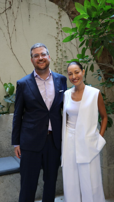 שירלי בוגנים ורועי ליבר  (צילום: איה זך)