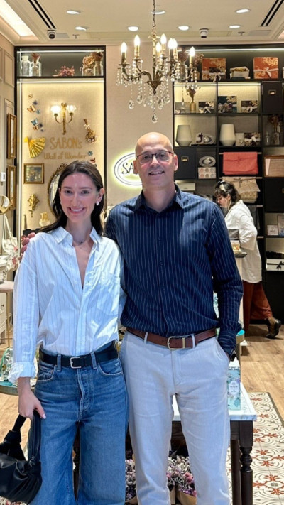 ירון לוי ושירה גוטמן&nbsp; (צילום: באדיבות SABON ישראל)