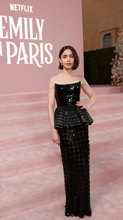 לילי קולינס (צילום:  Matt Winkelmeyer/Getty Images for Netflix)