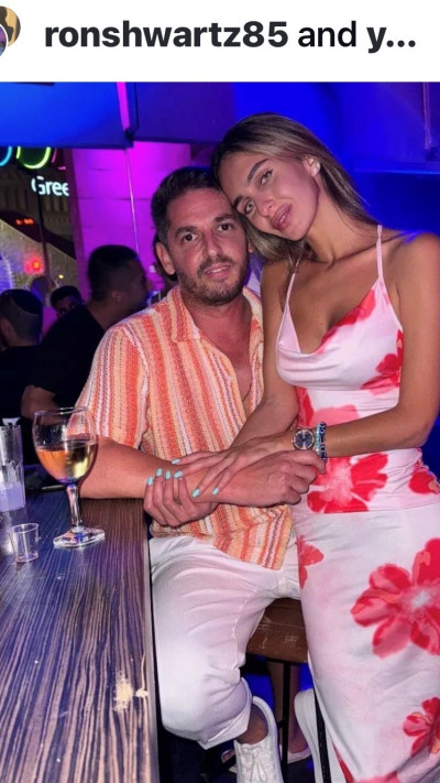רון שוורץ מחתונה ממבט ראשונה וזוגתו יעל סויסה  (צילום: צילום מסך אינסטגרם)