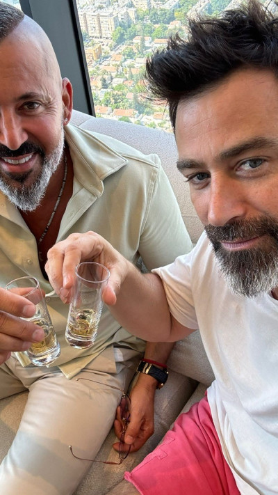 יהודה לוי ויורם אביסרור&nbsp; (צילום: צילום מסך אינסטגרם)