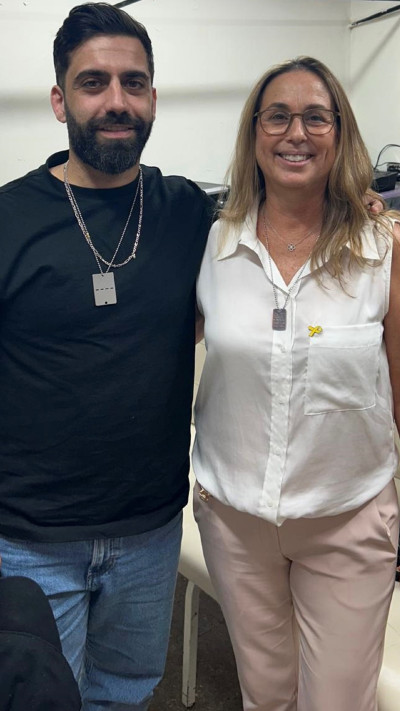 אפרת טיש ואליעד נחום&nbsp; (צילום: איתי דביר)