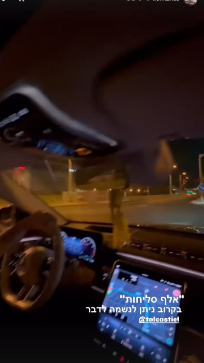 פנים הרכב של ליאור נרקיס  (צילום: צילום מסך אינסטגרם)